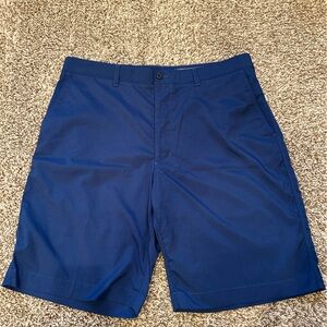 PGA Tour Men's Navy Flat Front Shorts